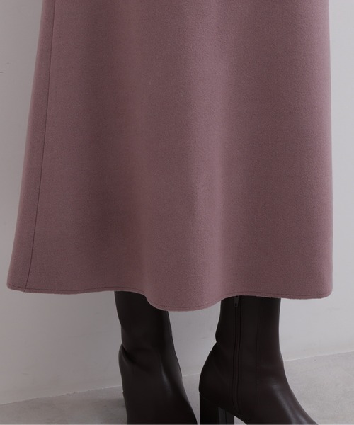 NATURAL BEAUTY BASIC(ナチュラルビューティーベーシック)の「メルトンライクマーメイドスカート(スカート・レディース・ピンク/イエロー/チャコールグレー・SMALL/MEDIUM)」の10枚目の写真