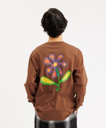 Airbrush Flower LS Tee