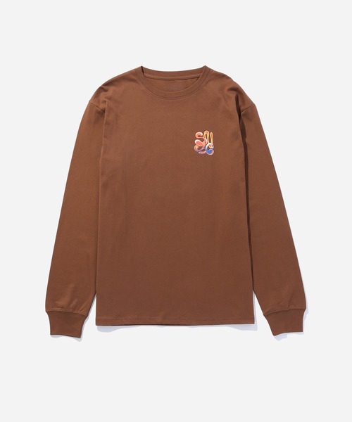 Saturdays NYC(サタデーズ ニューヨークシティ )の「Airbrush Flower LS Tee(Tシャツ/カットソー・メンズ・ブラウン系その他2/ブルー・X-SMALL/S/XL/L/M)」の11枚目の写真