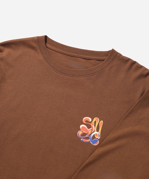 Saturdays NYC(サタデーズ ニューヨークシティ )の「Airbrush Flower LS Tee(Tシャツ/カットソー・メンズ・ブラウン系その他2/ブルー・X-SMALL/S/XL/L/M)」の12枚目の写真