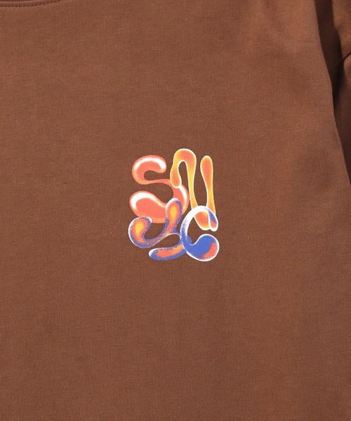 Saturdays NYC(サタデーズ ニューヨークシティ )の「Airbrush Flower LS Tee(Tシャツ/カットソー・メンズ・ブラウン系その他2/ブルー・X-SMALL/S/XL/L/M)」の18枚目の写真