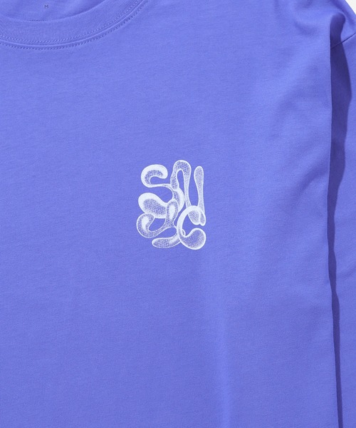 Saturdays NYC(サタデーズ ニューヨークシティ )の「Airbrush Flower LS Tee(Tシャツ/カットソー・メンズ・ブラウン系その他2/ブルー・X-SMALL/S/XL/L/M)」の19枚目の写真