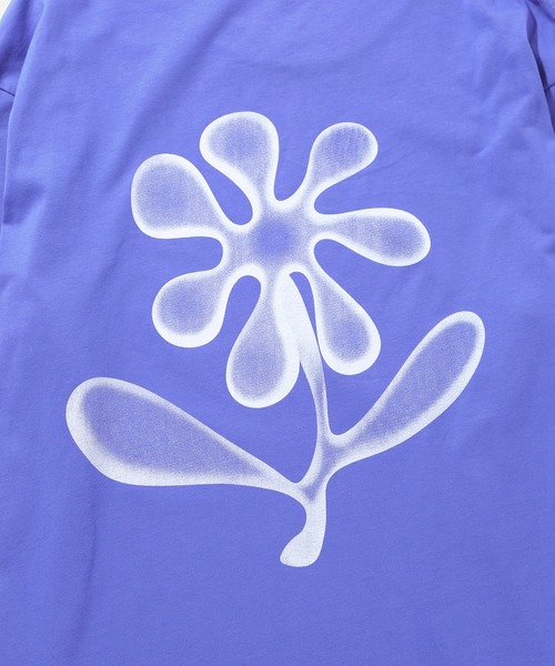 Saturdays NYC(サタデーズ ニューヨークシティ )の「Airbrush Flower LS Tee(Tシャツ/カットソー・メンズ・ブラウン系その他2/ブルー・X-SMALL/S/XL/L/M)」の21枚目の写真