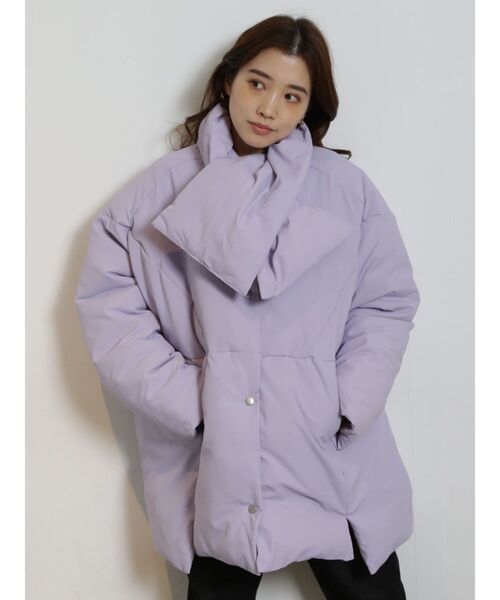 COTORICA（コトリカ）の「ファイバーダウンブルゾン（ブルゾン・レディース・アイボリー/パープル/ブラック・FREE）」の14枚目の写真