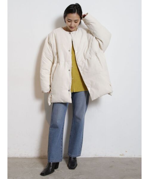 COTORICA（コトリカ）の「ファイバーダウンブルゾン（ブルゾン・レディース・アイボリー/パープル/ブラック・FREE）」の16枚目の写真