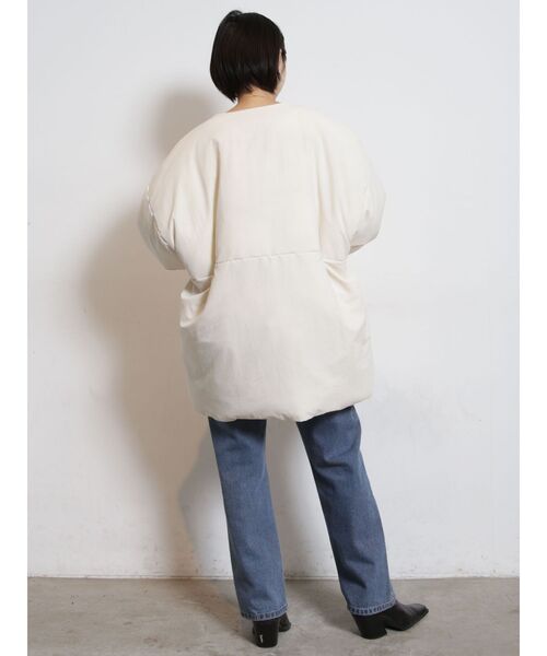 COTORICA（コトリカ）の「ファイバーダウンブルゾン（ブルゾン・レディース・アイボリー/パープル/ブラック・FREE）」の7枚目の写真