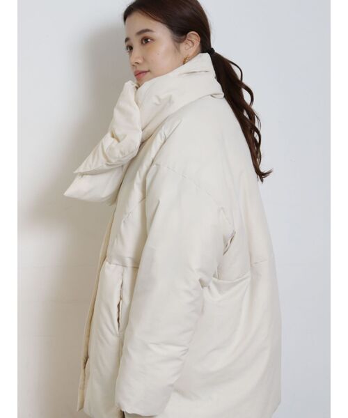 COTORICA（コトリカ）の「ファイバーダウンブルゾン（ブルゾン・レディース・アイボリー/パープル/ブラック・FREE）」の15枚目の写真