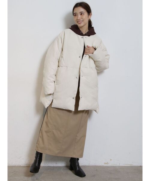 COTORICA（コトリカ）の「ファイバーダウンブルゾン（ブルゾン・レディース・アイボリー/パープル/ブラック・FREE）」の13枚目の写真