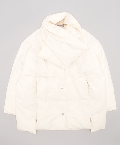 COTORICA（コトリカ）の「ファイバーダウンブルゾン（ブルゾン・レディース・アイボリー/パープル/ブラック・FREE）」の2枚目の写真