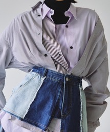 casane | リメイクデニムサロン(ベルト)