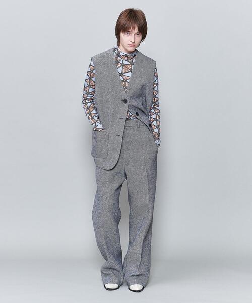 roku6 ロク  ウール  ヘリンボーンベスト 6（ロク）の「＜6(ROKU)＞HERRINGBONE VEST/ベスト（ベスト）」 - WEAR