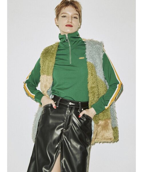 jouetie（ジュエティ）の「クレイジーファーベスト（ベスト・レディース・ブラック/アイボリー/その他1・MEDIUM）」の3枚目の写真