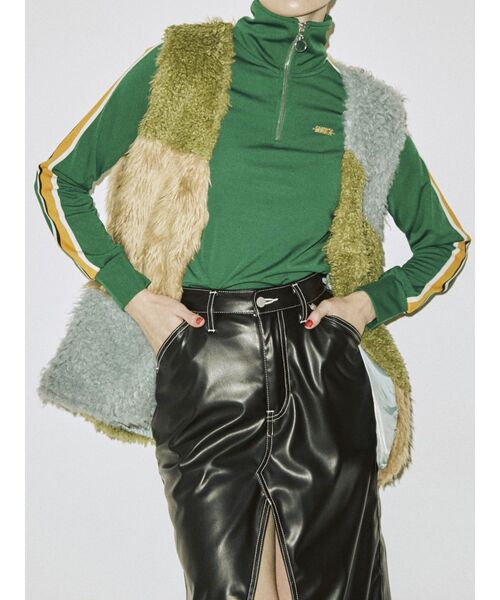 jouetie（ジュエティ）の「クレイジーファーベスト（ベスト・レディース・ブラック/アイボリー/その他1・MEDIUM）」の10枚目の写真