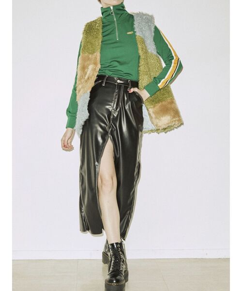 jouetie（ジュエティ）の「クレイジーファーベスト（ベスト・レディース・ブラック/アイボリー/その他1・MEDIUM）」の13枚目の写真