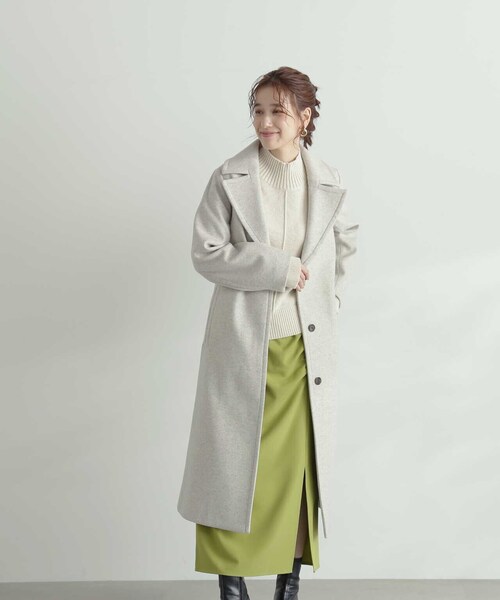 N.(N. Natural Beauty Basic)(エヌエヌナチュラルビューティーベーシック)の「【S Size Line】◆ナローチェスターコート(チェスターコート・レディース・モカ/クリーム・SMALL/MEDIUM)」の15枚目の写真