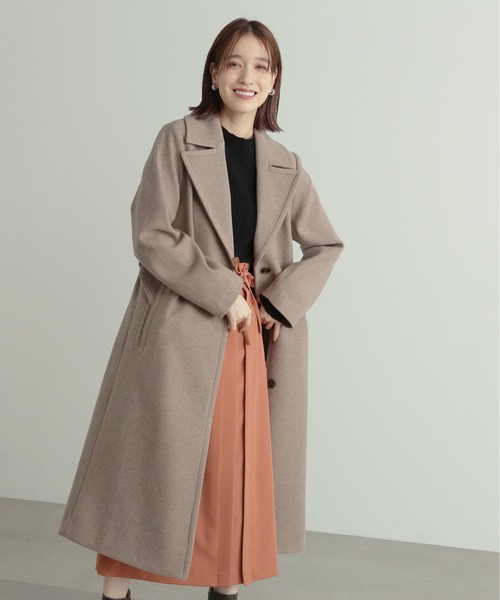 N.(N. Natural Beauty Basic)(エヌエヌナチュラルビューティーベーシック)の「【S Size Line】◆ナローチェスターコート(チェスターコート・レディース・モカ/クリーム・SMALL/MEDIUM)」の10枚目の写真