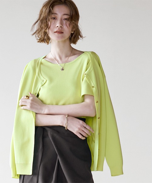 トップス Sao SLY | STRETCH CUT OFF SHOULDER トップス (その他トップス