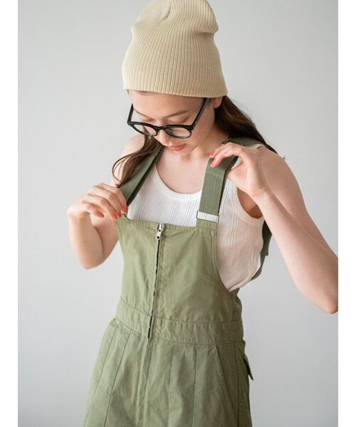 Ungrid（アングリッド）の「ランダムテレコタンクトップ（タンクトップ・レディース・チャコールグレー/ベージュ/オフホワイト/オレンジ/ミント・FREE）」の21枚目の写真