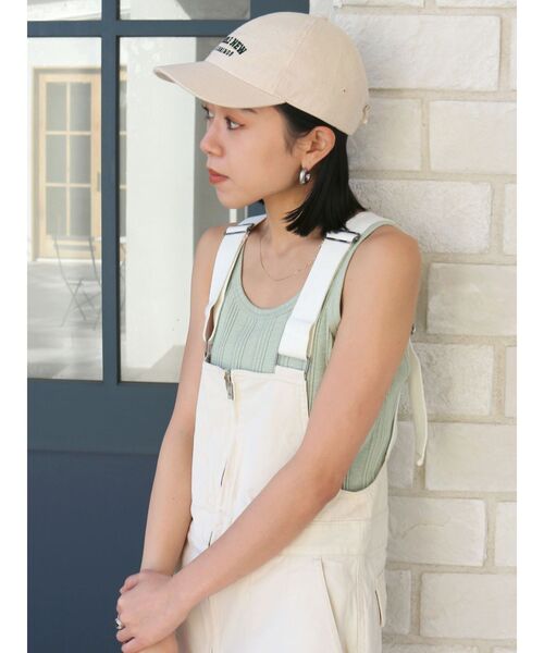 Ungrid（アングリッド）の「ランダムテレコタンクトップ（タンクトップ・レディース・チャコールグレー/ベージュ/オフホワイト/オレンジ/ミント・FREE）」の15枚目の写真