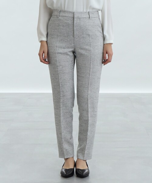 INDIVI（インディヴィ）の「◆【洗える／セレモニー】ツィードテーパードパンツ（その他パンツ・レディース・ブラック系3/ネイビー系3/ネイビー・36/38/40/19/03/13/15 /05）」の5枚目の写真