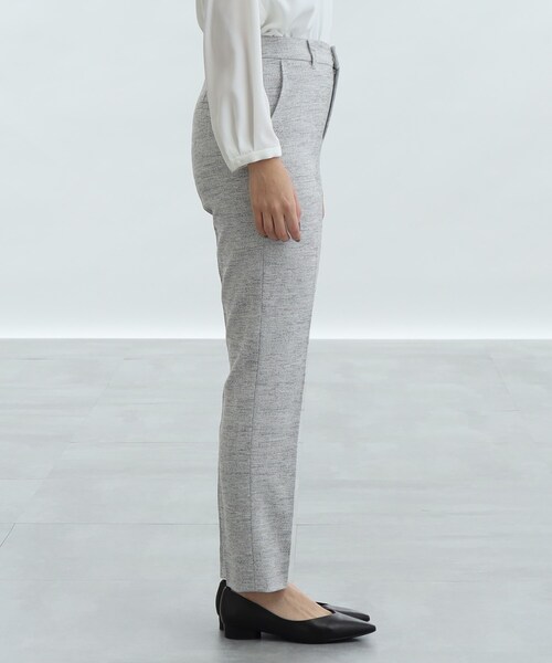 INDIVI（インディヴィ）の「◆【洗える／セレモニー】ツィードテーパードパンツ（その他パンツ・レディース・ブラック系3/ネイビー系3/ネイビー・36/38/40/19/03/13/15 /05）」の6枚目の写真