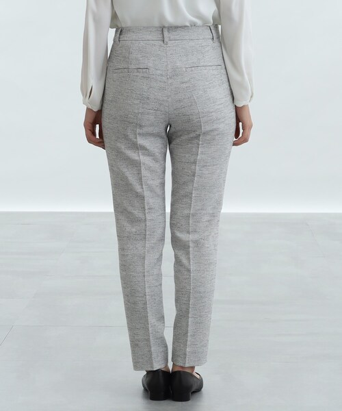 INDIVI（インディヴィ）の「◆【洗える／セレモニー】ツィードテーパードパンツ（その他パンツ・レディース・ブラック系3/ネイビー系3/ネイビー・36/38/40/19/03/13/15 /05）」の7枚目の写真