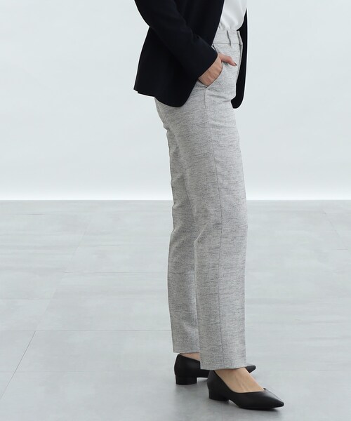 INDIVI（インディヴィ）の「◆【洗える／セレモニー】ツィードテーパードパンツ（その他パンツ・レディース・ブラック系3/ネイビー系3/ネイビー・36/38/40/19/03/13/15 /05）」の11枚目の写真