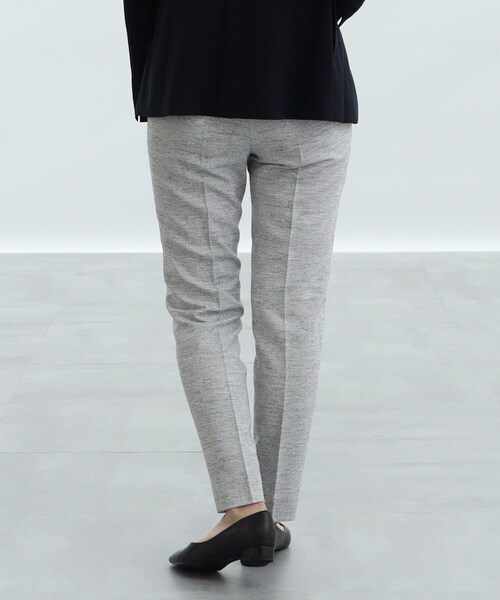 INDIVI（インディヴィ）の「◆【洗える／セレモニー】ツィードテーパードパンツ（その他パンツ・レディース・ブラック系3/ネイビー系3/ネイビー・36/38/40/19/03/13/15 /05）」の12枚目の写真