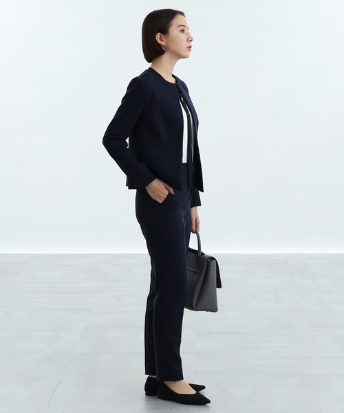 INDIVI（インディヴィ）の「◆【洗える／セレモニー】ツィードテーパードパンツ（その他パンツ・レディース・ブラック系3/ネイビー系3/ネイビー・36/38/40/19/03/13/15 /05）」の20枚目の写真