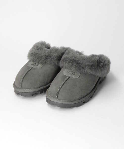 UGG(アグ)の「<UGG>COQUETTE ムートンスリッパ(モカシン/デッキシューズ・レディース・ダークグレー・7)」の9枚目の写真