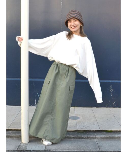 Ungrid（アングリッド）の「雑材ラインハット（ハット・レディース・ベージュ/ブラウン・FREE）」の5枚目の写真