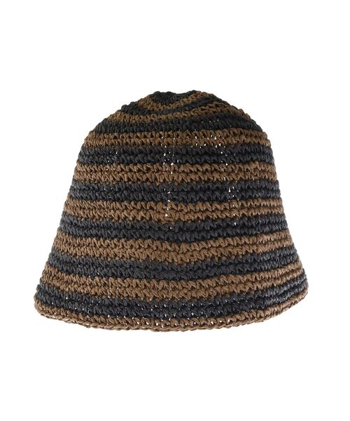 Ungrid（アングリッド）の「雑材ラインハット（ハット・レディース・ベージュ/ブラウン・FREE）」の3枚目の写真