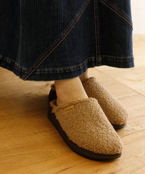 THE GOODLAND MARKET(ザグッドランドマーケット)の「malibu sandals COLONY SHERPA MULE(サンダル・レディース・ベージュ/グレー・6/9/8/7/10/5)」の12枚目の写真