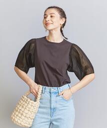 BEAUTY&YOUTH UNITED ARROWS | コットン天竺シアー5分袖カットソー -ウォッシャブル-(Tシャツ/カットソー)