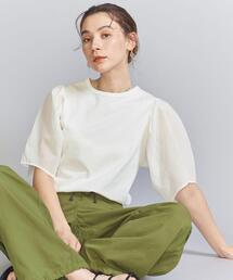 BEAUTY&YOUTH UNITED ARROWS | コットン天竺シアー5分袖カットソー -ウォッシャブル-(Tシャツ/カットソー)