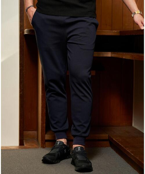green label relaxing(グリーンレーベルリラクシング)の「【WEB限定】JUSTFIT メッシュ ジョガー パンツ(その他パンツ・メンズ・グレー/ネイビー・S/M/L/XL)」の1枚目の写真