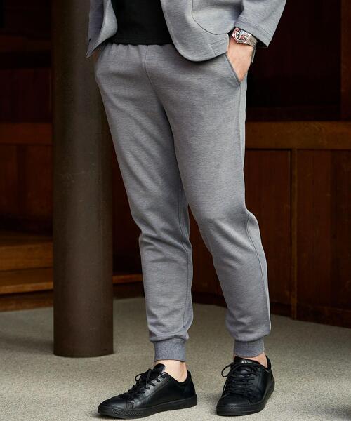 green label relaxing(グリーンレーベルリラクシング)の「【WEB限定】JUSTFIT メッシュ ジョガー パンツ(その他パンツ・メンズ・グレー/ネイビー・S/M/L/XL)」の2枚目の写真