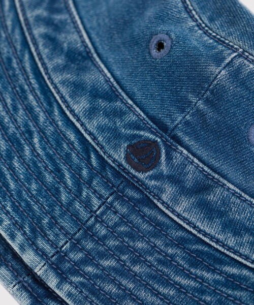 PETIT BATEAU（プチバトー）の「デニムクロシェ（ハット・キッズ・ブルー系その他・4YEAR/8YEAR/12YEAR）」の7枚目の写真