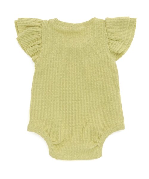 Ampersand（アンパサンド）の「【premier】フリル袖ボディースーツ（ロンパース・キッズ・クリーム/オフホワイト/ピンク・60/70/80）」の4枚目の写真