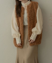 Ambre Neige | プードルフェイクファーベスト／【WEB/EC限定商品】(ベスト)