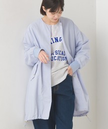 OMNES | 撥水加工ナイロンノーカラー裾ドローコードブルゾン(ブルゾン)