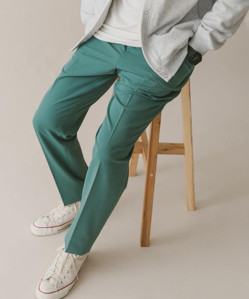 URBAN RESEARCH DOORS(アーバンリサーチドアーズ)の「ウールライク イージースラックス(スラックス・メンズ・ベージュ/グリーン/ブラウン/ブラック/グレー・SMALL/MEDIUM/LARGE/X-LARGE)」の9枚目の写真