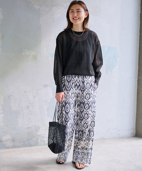 シアー2WAYプルオーバー