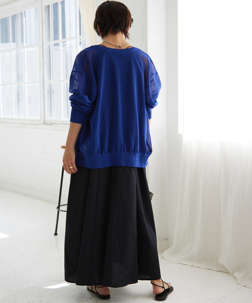 シアー2WAYプルオーバー