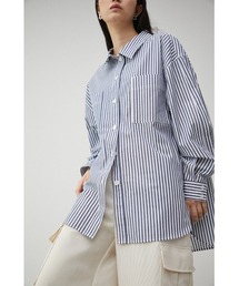 AZUL by moussy | RELATECH COTTON LOOSE SHIRT/リラテックコットンルースシャツ(シャツ/ブラウス)