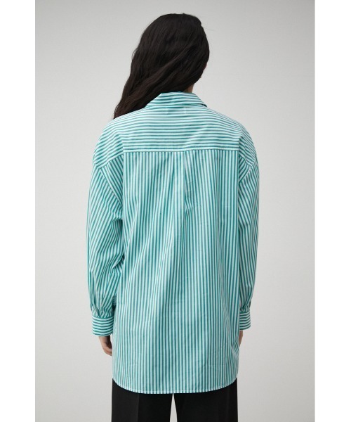 AZUL by moussy（アズールバイマウジー）の「RELATECH COTTON LOOSE SHIRT/リラテックコットンルースシャツ（シャツ/ブラウス・レディース・グリーン系その他/ブルー系その他/ピンク系その他/ブルー系その他3/オフホワイト・SMALL/MEDIUM）」の20枚目の写真