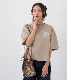 【OP:オーピー】レディースバックプリントTシャツ