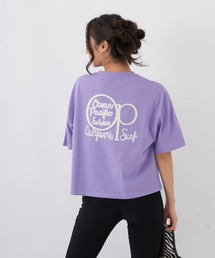 【OP:オーピー】レディースバックプリントTシャツ