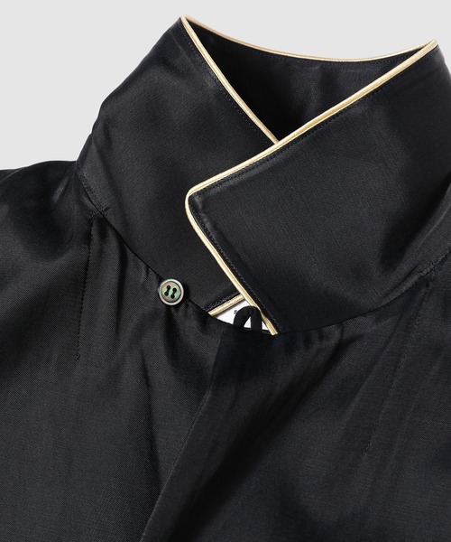 sawa takai(サワ タカイ)の「BOWLING SHIRT DRESS(ワンピース・レディース・ネイビー・S)」の2枚目の写真