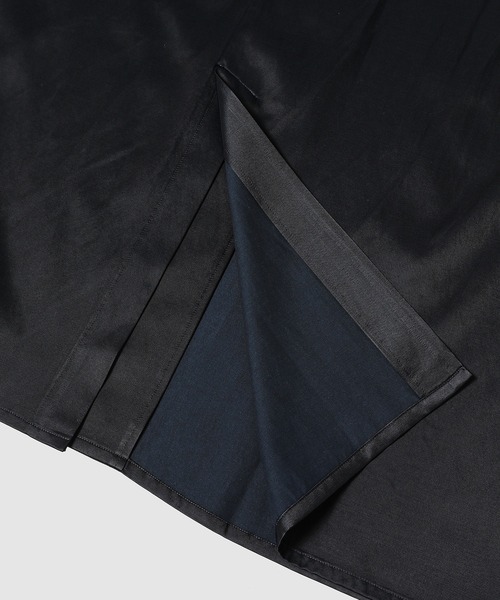 sawa takai(サワ タカイ)の「BOWLING SHIRT DRESS(ワンピース・レディース・ネイビー・S)」の3枚目の写真